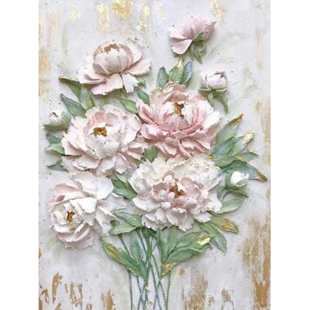 

Peony Flower - Square Drill Diamond Painting - 30*40CM, 501 Original