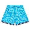 Unisex Striped Printed Athletic Shorts by Inlyline