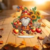 Diamond Painting Acrylic Single Sided September Gnome Ornaments Tabletop Home Office Decor