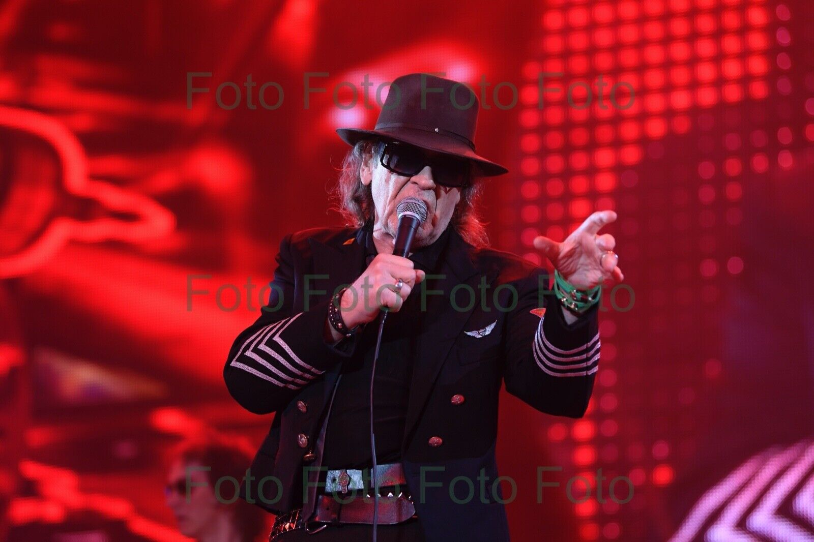 Udo Lindenberg Rock Musik Maler Foto 20 x 30 cm ohne Autogramm (Be-43