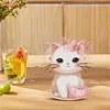2D Flat DIY Cat Acrylic Shaking Head Diamond Painting Tabletop Ornaments Kit