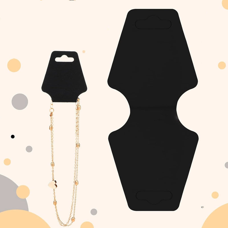 50 PCS/Package Paper Card Minimalist Solid Color Jewelry Packaging Cards