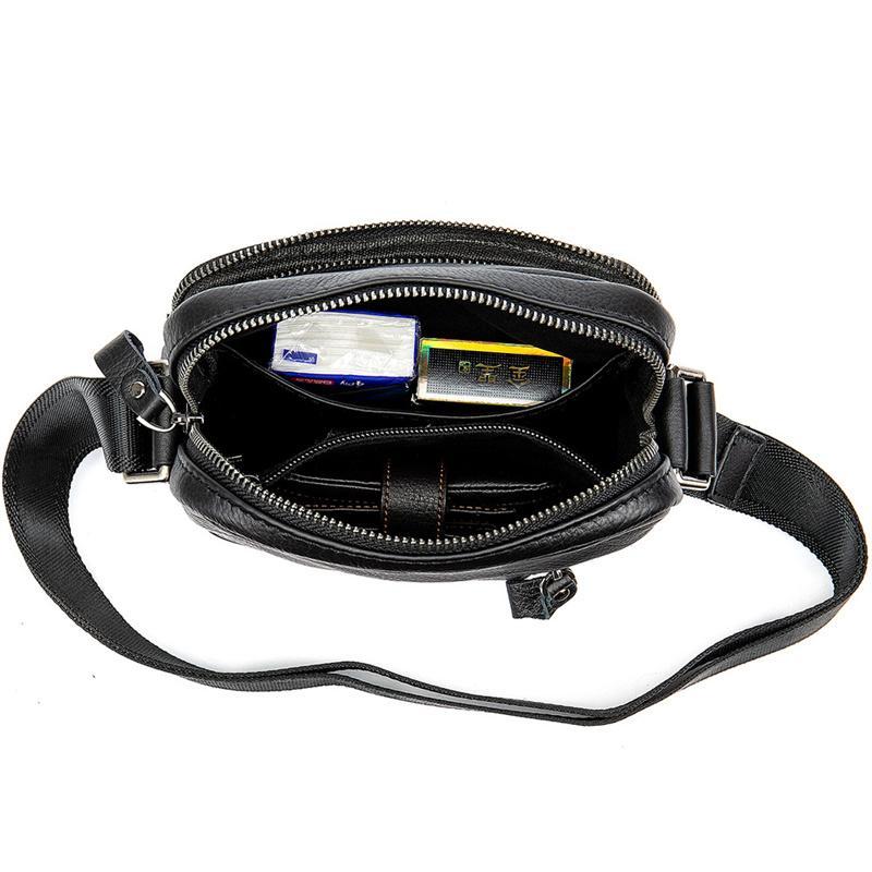 Men's High Quality Multifunctional Large Capacity Leather Shoulder Bag Crossbody Bag