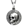 Pendentif t&ecirc;te de mort Memento Mori