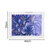 Blue Flower | Crystal Rhinestone  | Special Shaped Diamond Painting Kits