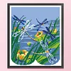 Dragonfly - 9CT Partial Beaded Cross Stitch Kit(29x32cm)