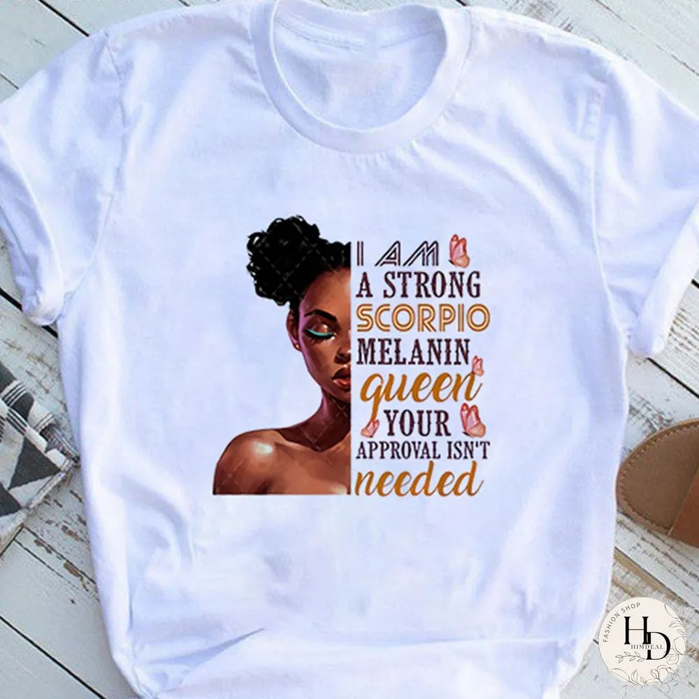 White Casual Print Basic O Neck T-Shirts