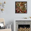 (50*50cm)Christmas House - Full Round Drill Diamond Painting