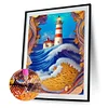 Diamond Painting-DIY Full Round Drill Lighthouse
