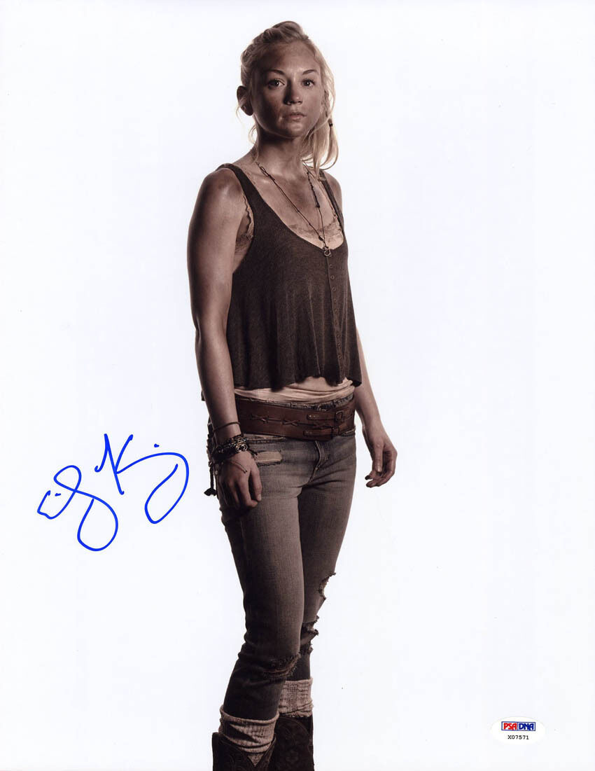 Emily Kinney SIGNED 11x14 Photo Poster painting Beth Greene The Walking Dead PSA/DNA AUTOGRAPHED