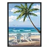 (Stamped/Counted) Beach - 11CT Cross Stitch 46*36cm/18.11*14.17in(Brand)