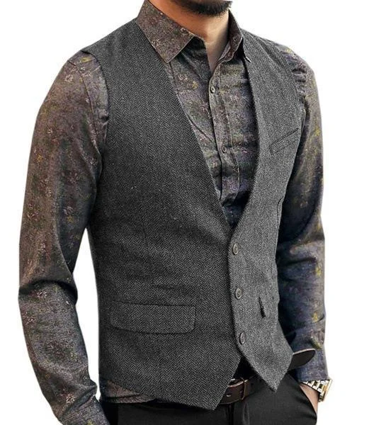 Men's V-neck Original Multi Pocket Casual Vest