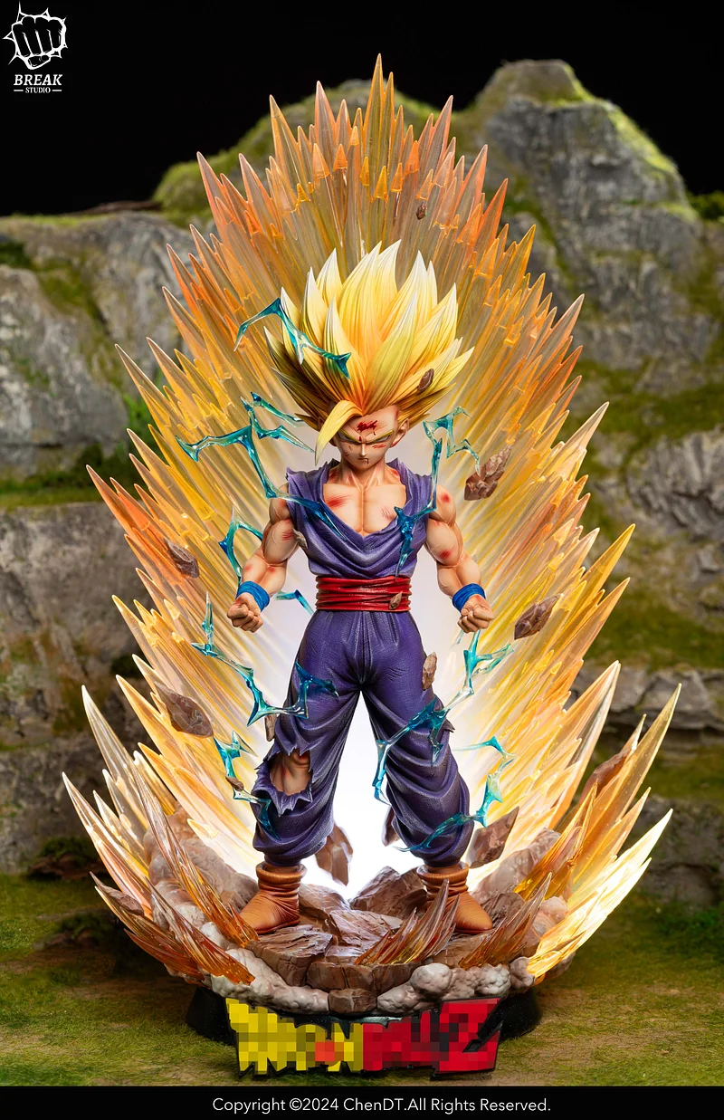 Bullet Studio x Magic Play Club Dragon Ball SSJ2 Goku Resin Statue