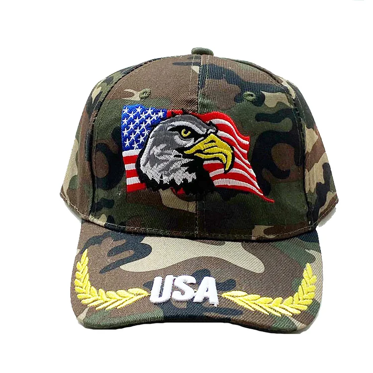 Baseball Cap Biden 2023U.S. Presidential Election Support U.S. Flag Eagle Embroidered Cap