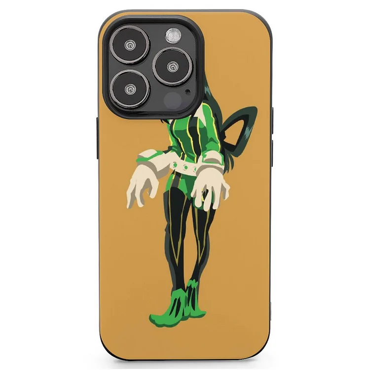 Minimalist My Hero Academia Tsuyu Asui Anime My Hero Academia Phone Case Mobile Phone Shell IPhone 13 and iPhone14 Pro Max and IPhone 15 Plus Case - Heather Prints Shirts