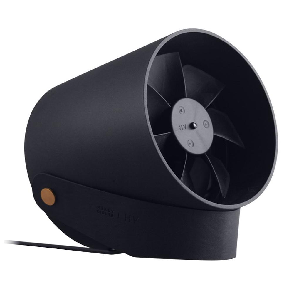 

RG VH Portable Creative Smart Touch Ultra Mini Quiet USB 2-Mode Desk Fan, Black, 501 Original