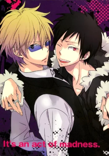 pornhint Pornhint DRRR Durarara Doujinshi Comic Book Shizuo x Izaya It's an act of madness. Doujin