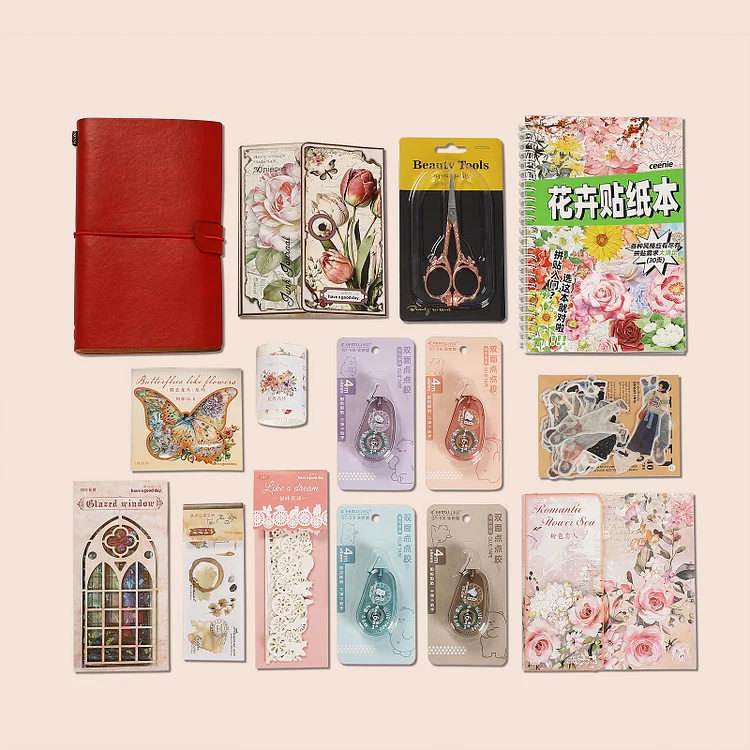 Journalsay August 2023 Journal Set - Sea Of Flowers Promise