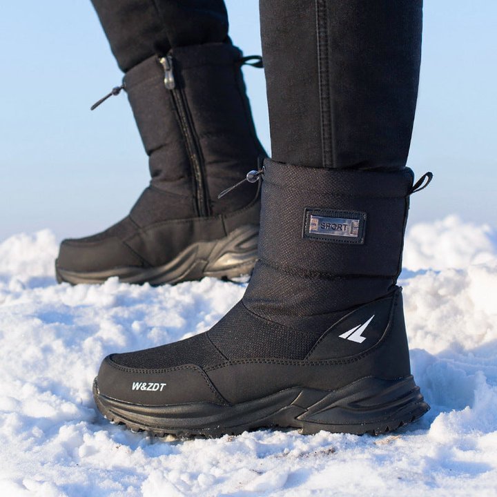 Winter Waterproof And Non-Slip Snow Boots For Men - vzzhome
