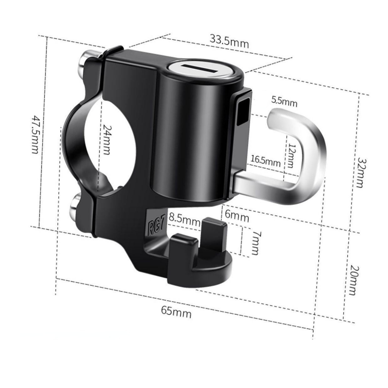 Multifunctional Motorcycle Helmet Lock