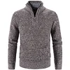 Winter Men's Fleece Thicker Half Zipper Sweater