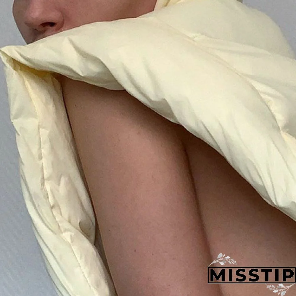 Apricot Casual Solid Patchwork Frenulum Zipper Hooded Collar Outerwear