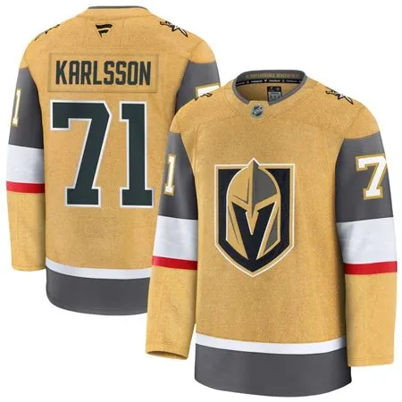 Youth Vegas Golden Knights #71 William Karlsson  Gold Home Jersey
