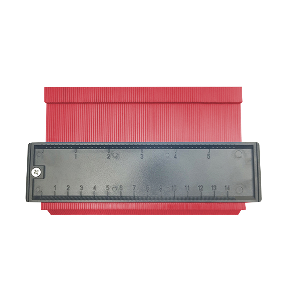 

ABS Profile Copy Ruler Contour Gauge Duplicator Standard Marking Tool (Red), 501 Original