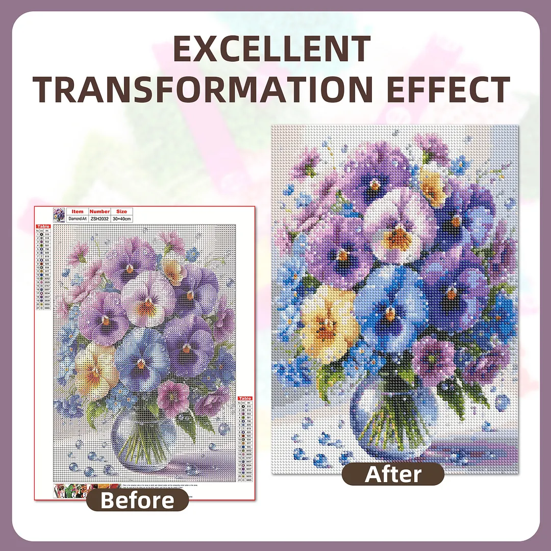 Vase Bouquet Full DIY 5D Round Drill Diamond Art Kits 11.81x15.75Inch Diamond Dots Paintings Picture Arts Craft Diamond Crystal Rhinestones Painting Kits for Adults Beginner Home Wall Decoration Gift