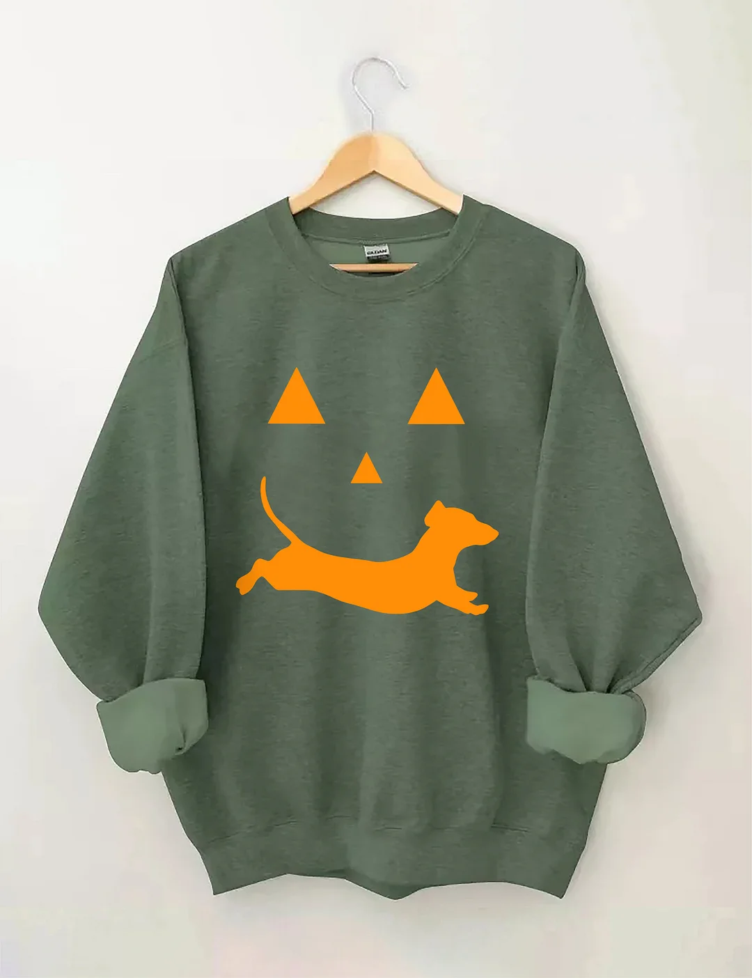 Dachshund And Halloween Sweatshirt