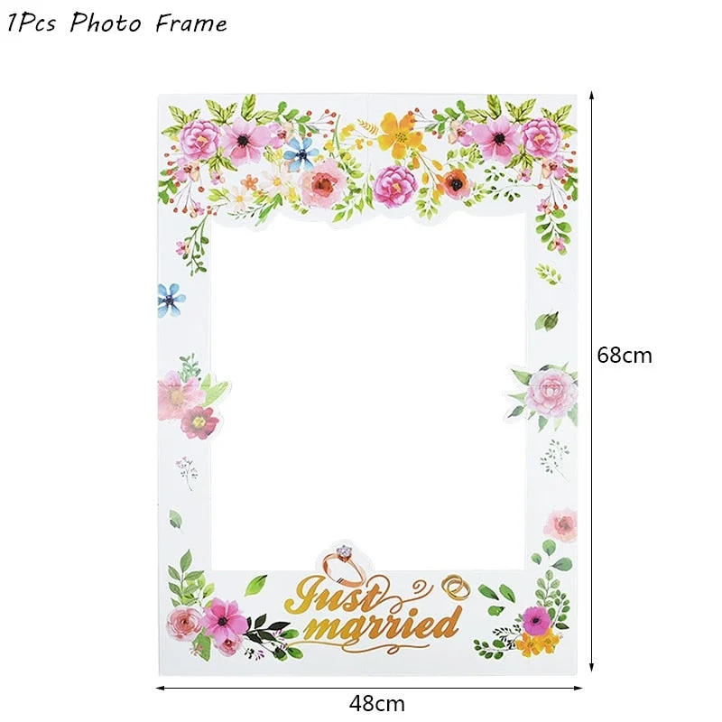 Bride To Be Theme Foil Balloon Cupcake Topper Sash Bachelorette Party Diamond Ring Foil Balloon Wedding Decoration Supplies