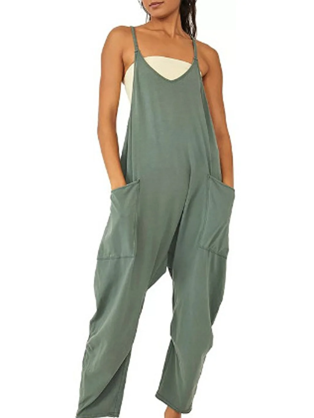 Womens Casual Wide-Leg Jumpsuit(Buy 2 Free Shipping)