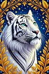 Luxury AB Velvet Diamond Painting Kit - Tiger