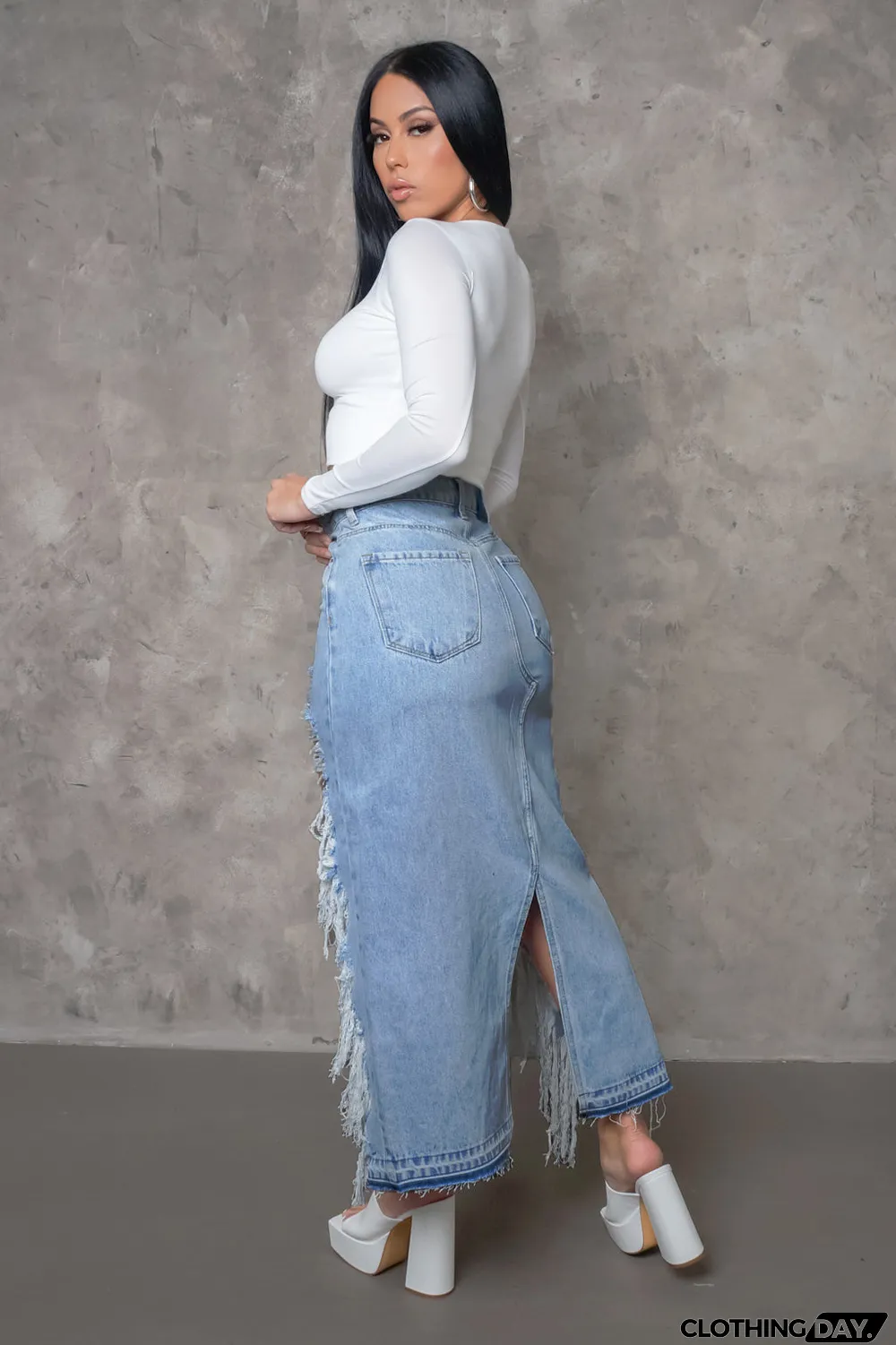 Summer Hot Style Skinny Denim Skirt