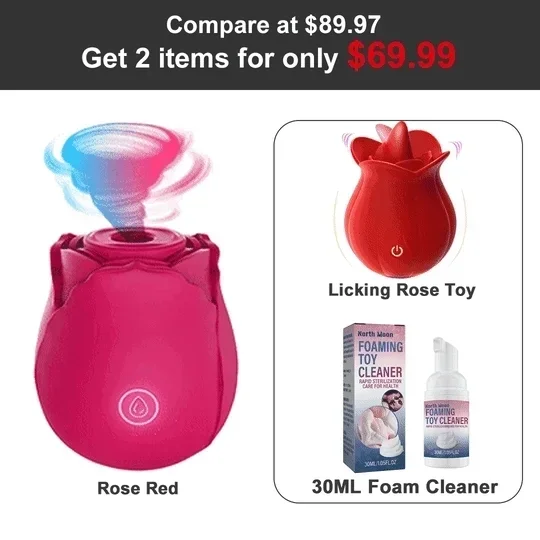 Rose Toys Quiet Waterproof Women Sucking Rose