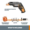 Pistol-Fit Electric Screwdriver WX255.4 Lithium-Ion Semi-Automatic Multi-Function Electric Screwdriver