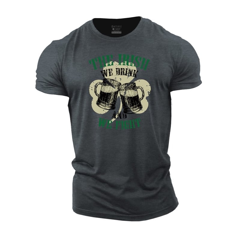 Cotton The Irish Graphic Men's T-shirts tacday