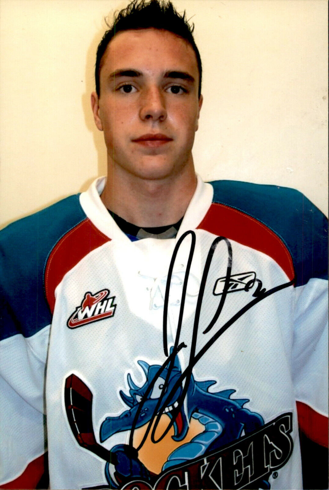 Jesse Lees SIGNED 4x6 Photo Poster painting KELOWNA ROCKETS #2