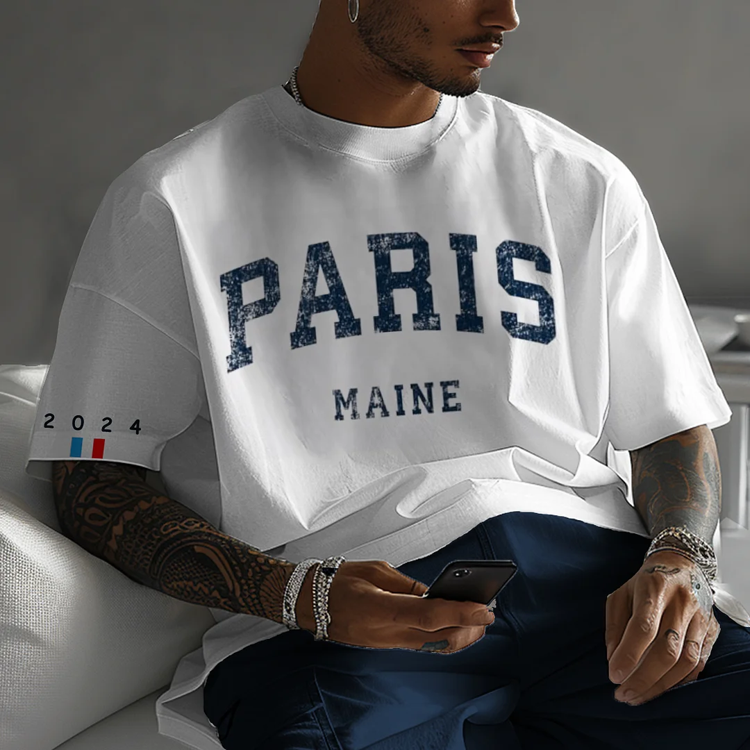 Unisex Paris France 2024 National Oversized T-shirt