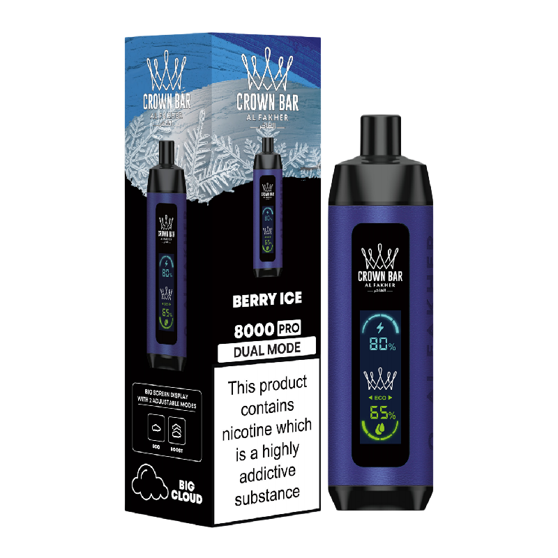 Al Fakher Crown Bar Pro Big Cloud 8000 Puffs Disposable Vape Wholesale Al Fakher OPVape