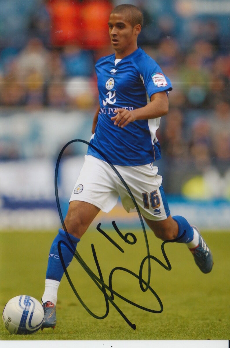 LEICESTER CITY HAND SIGNED KYLE NAUGHTON 6X4 Photo Poster painting 1.