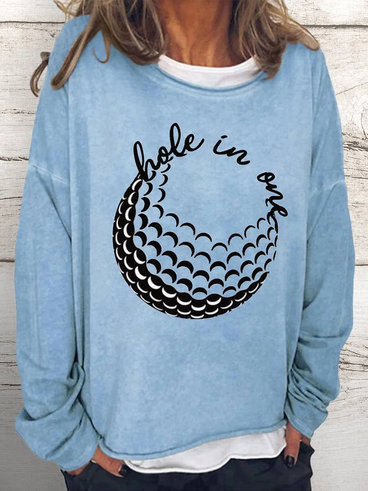 golf Women Loose Sweatshirt-Annaletters