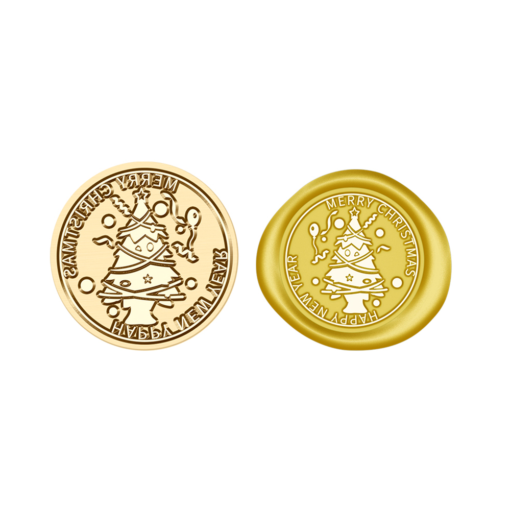 

25mm Christmas Wax Seal Stamp Cartoon Head - Wax Seal Stamp, 501 Original