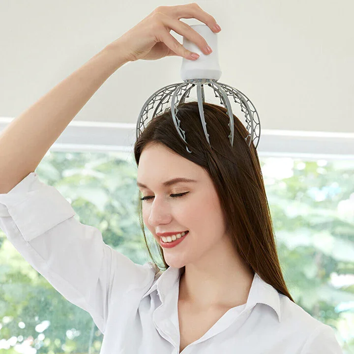 Compact Relaxing Electric Scalp Scratcher Simulator Massager Claw