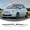 1 Pair Front Bumper Upper Grill Moulding Trim for FIAT 500 312 LOUNGE 2016-2020