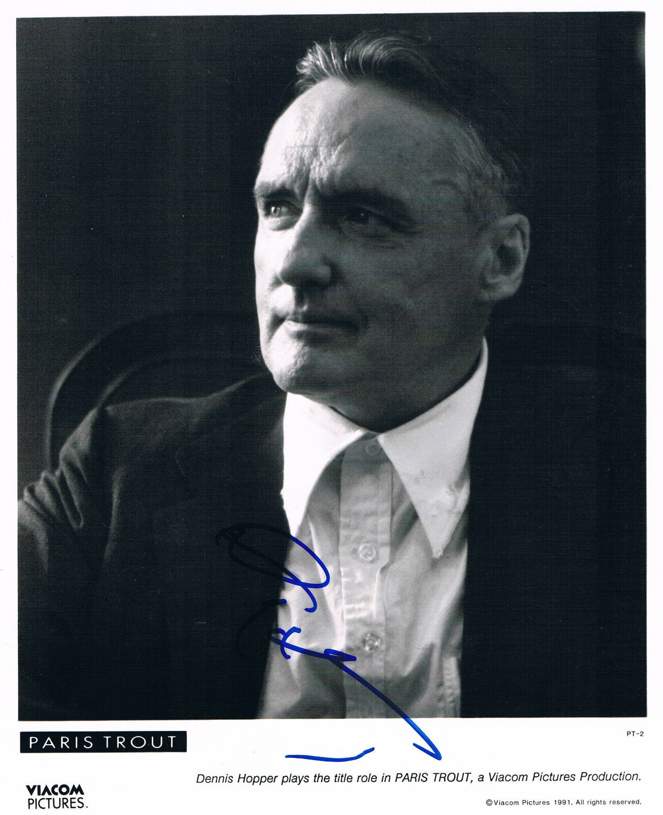 Dennis Hopper 1936-2010 genuine autograph Photo Poster painting 8x10