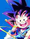 Colorful Kid Son Goku Decorative Painting - Dragon Ball - BLK Studio
