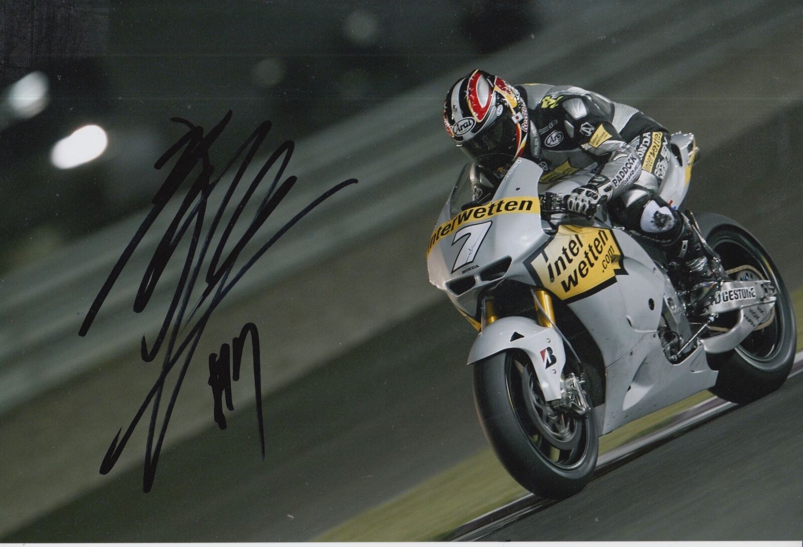 Hiroshi Aoyama Hand Signed Photo Poster painting 12x8 MotoGP.