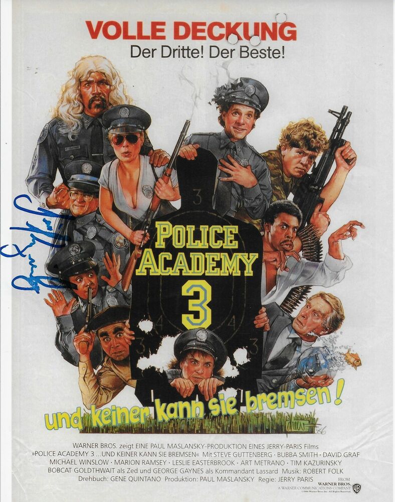 Tim Kazurinsky Police Original Autographed 8X10 Photo Poster painting (slightly smudged) SP