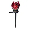 Resin Guardian Solar Garden Stake Light Waterproof Outdoor Figurine